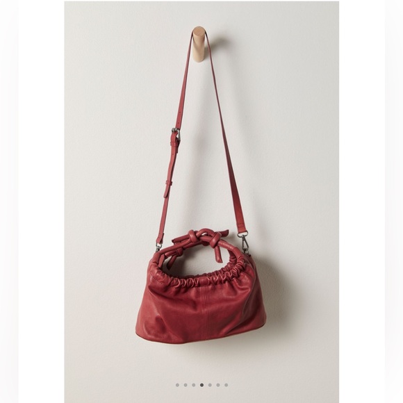 NWT Free People Head Over Heels Crossbody Bag Wine Red $138 retail New in Pkg - Picture 6 of 9